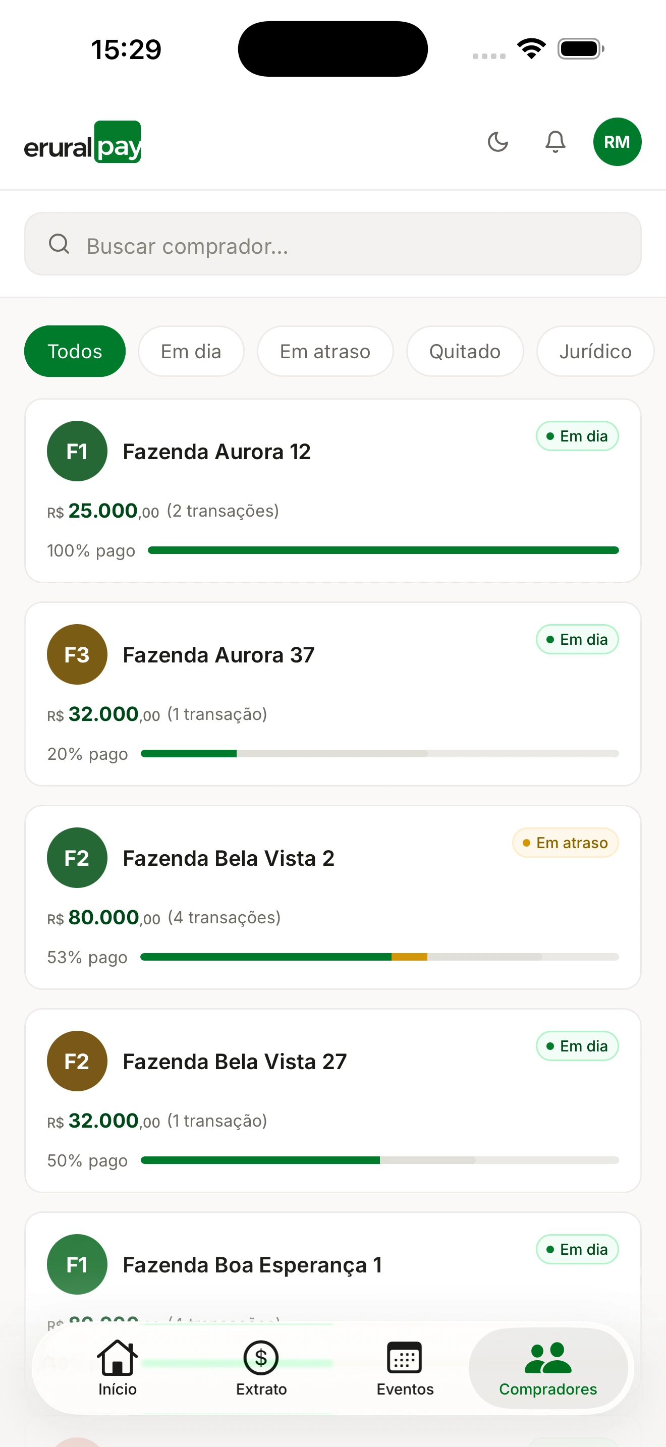 Cobrança automática